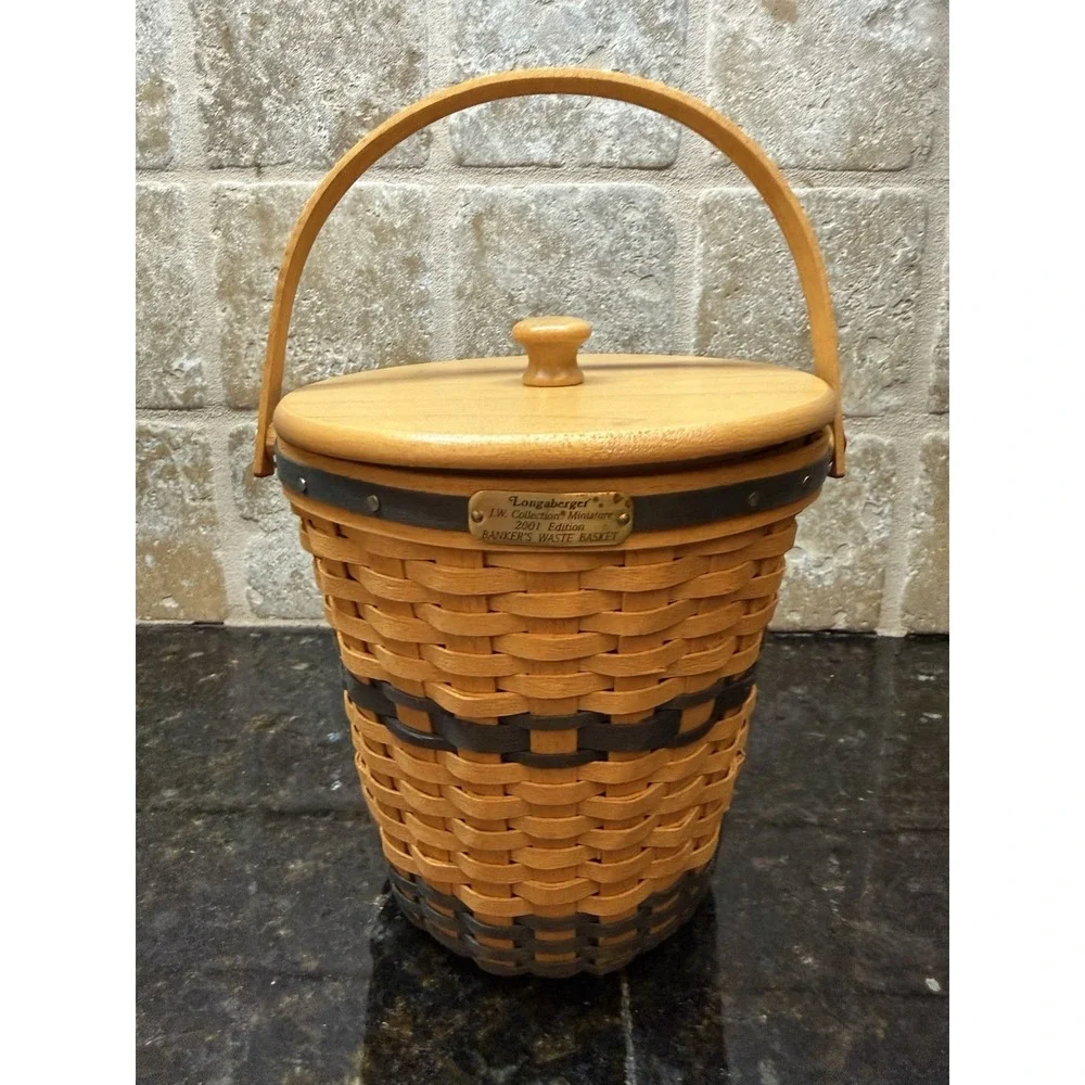 Longaberger‎ Collectors Club JW Miniature 2001-2002 Berry Basket Combo NEW